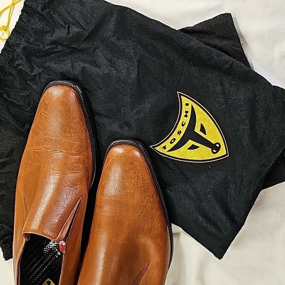 Toschi Mario leather loafer with CIS Carbonlite foot bed. Maple color, size 9.5 - Picture 9 of 9